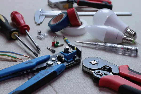 electrical tools on a table from Electrician Leander TX in Liberty Hill, TX - Liberty Hill TX